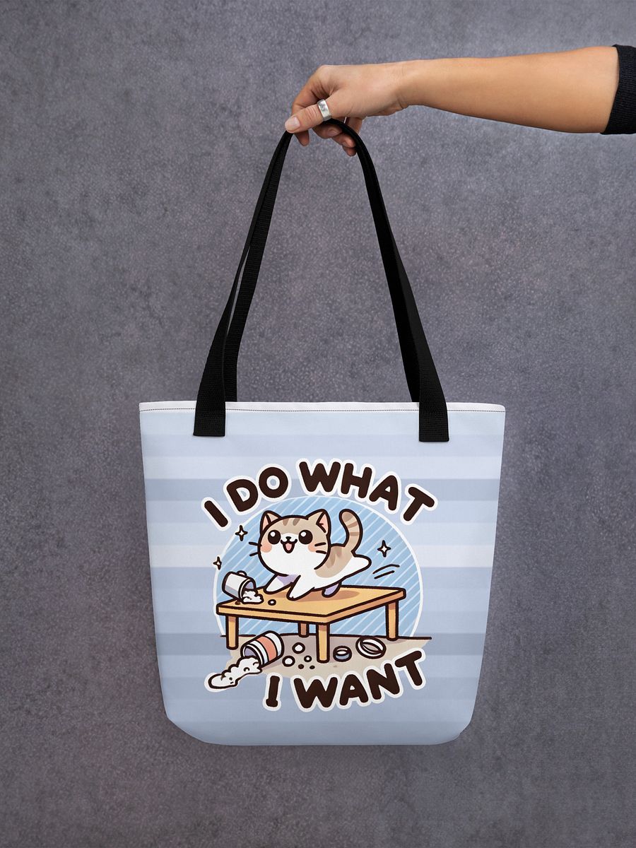 I Do What I Want Tote Bag – Stripes product image (1)