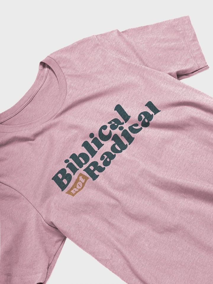 Women's T-Shirt: Biblical Not Radical (more colors available) product image (2)