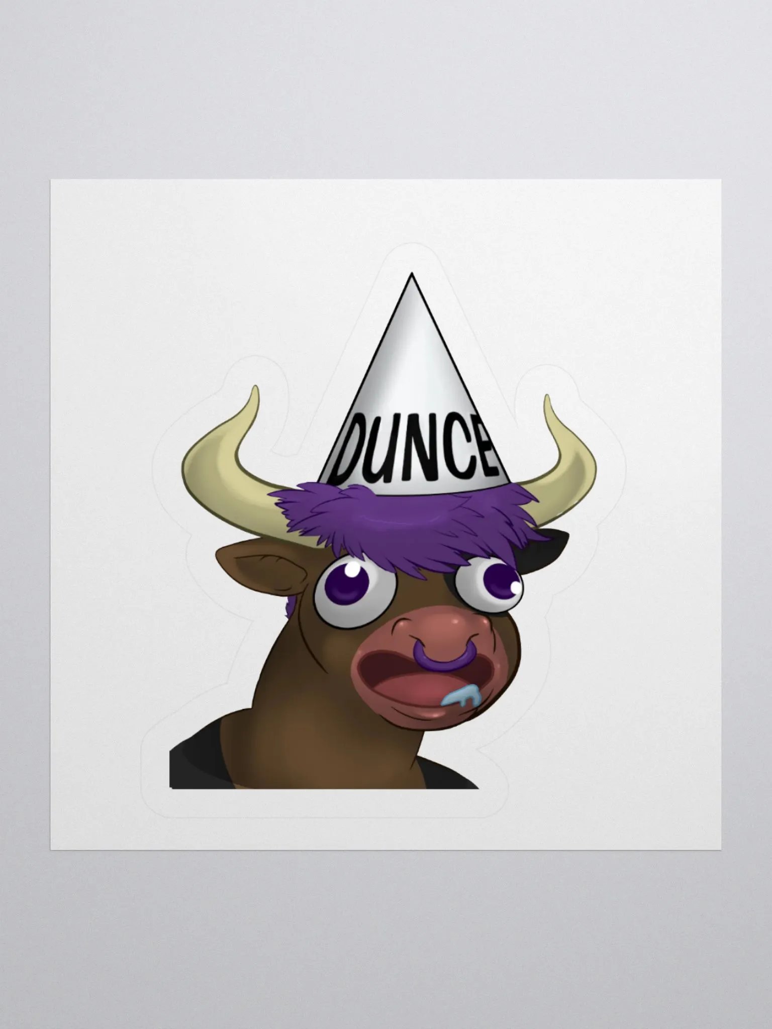 Yuuma Dunce Emote Sticker product image (1)