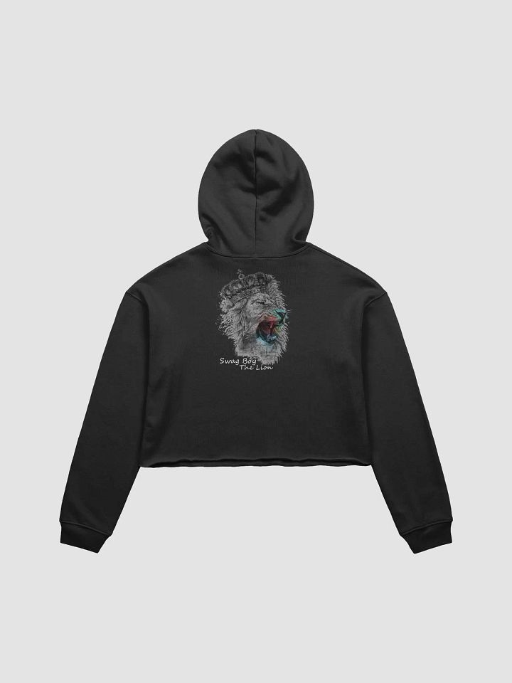 Sudadera con capucha corta de forro polar Bella+Canvas - Para damas - The Lion product image (6)