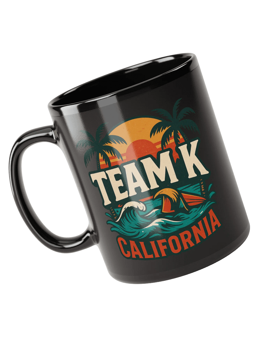 TEAM K CALIFORNIA Black Mug product image (3)