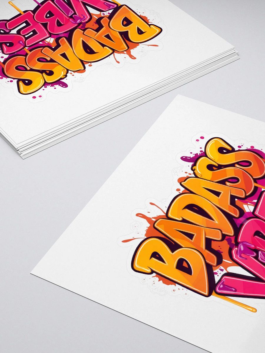 Badass Vibes Sticker product image (13)