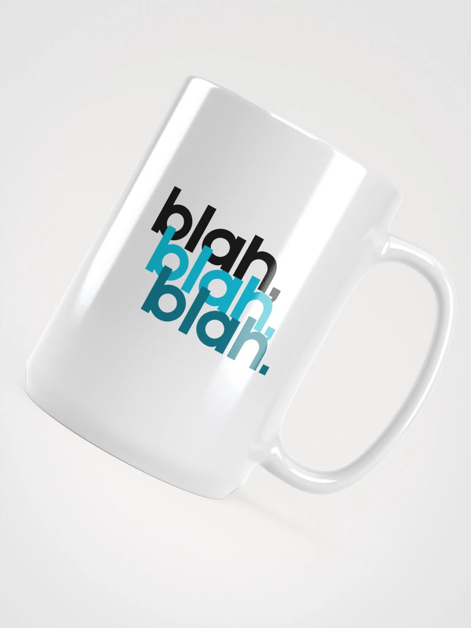 Blah blah blah coffee mug product image (4)