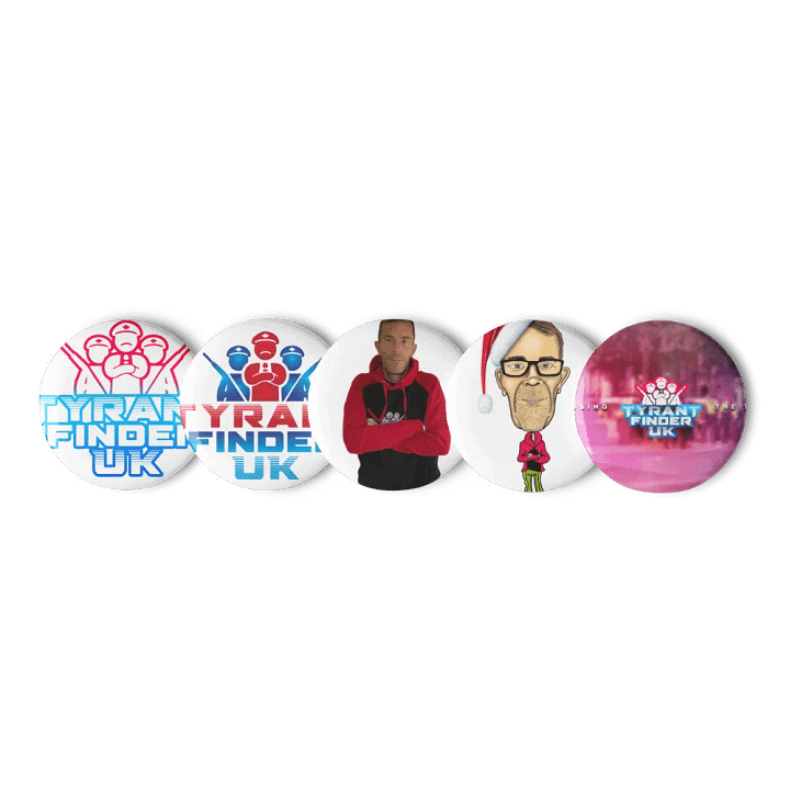 Tyrants Set of Pin Buttons product image (1)