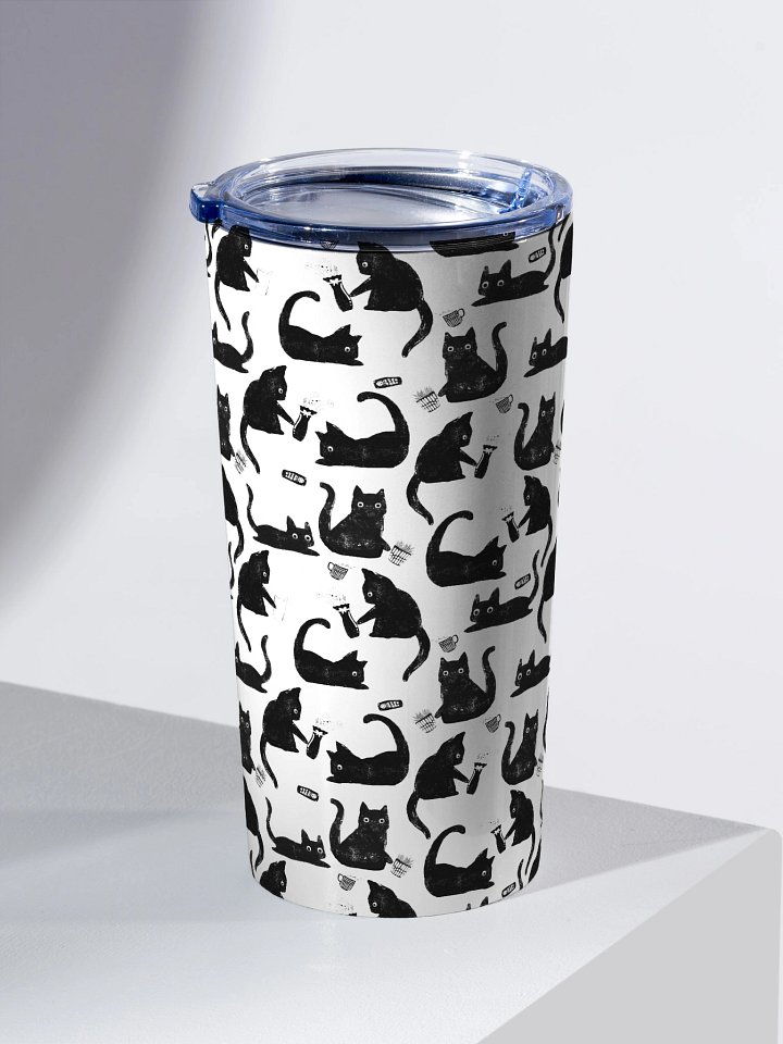 Bad Cats Knocking Stuff Over Tumbler product image (2)