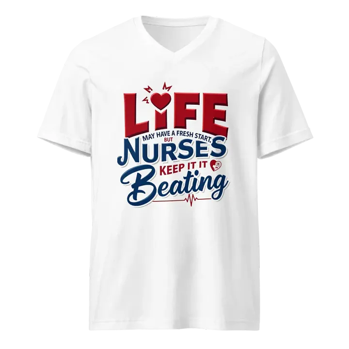 Heartfelt Nurse V-Neck Tee product image (1)