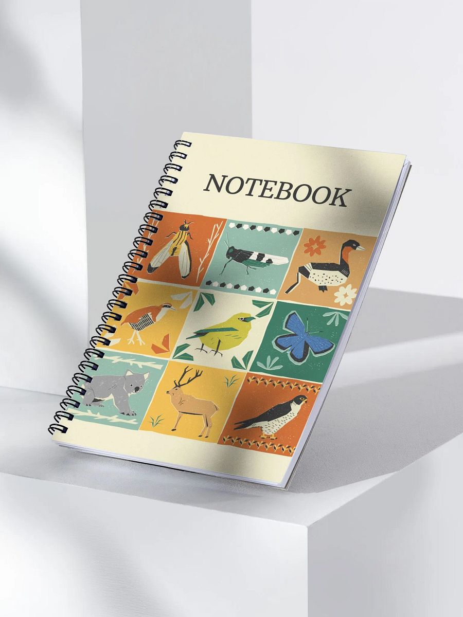 Vintage Animal Grid Notebook product image (3)