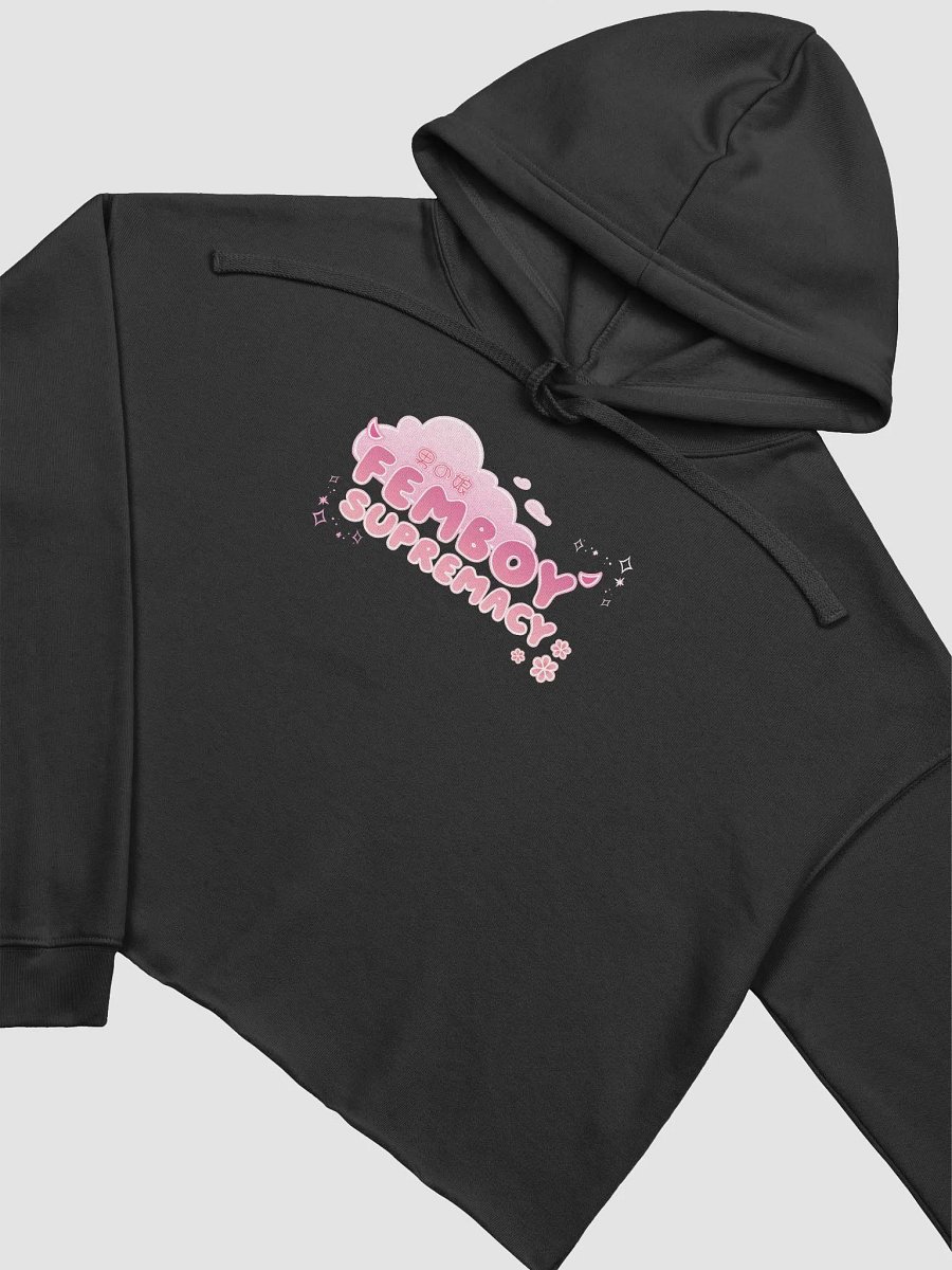 Pink Femboy Supremacy Cropped Hoodie product image (3)