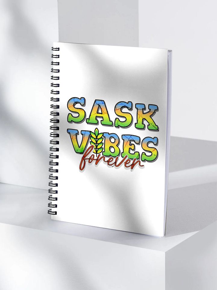 Sask Vibes Forever Spiral Notebook product image (1)