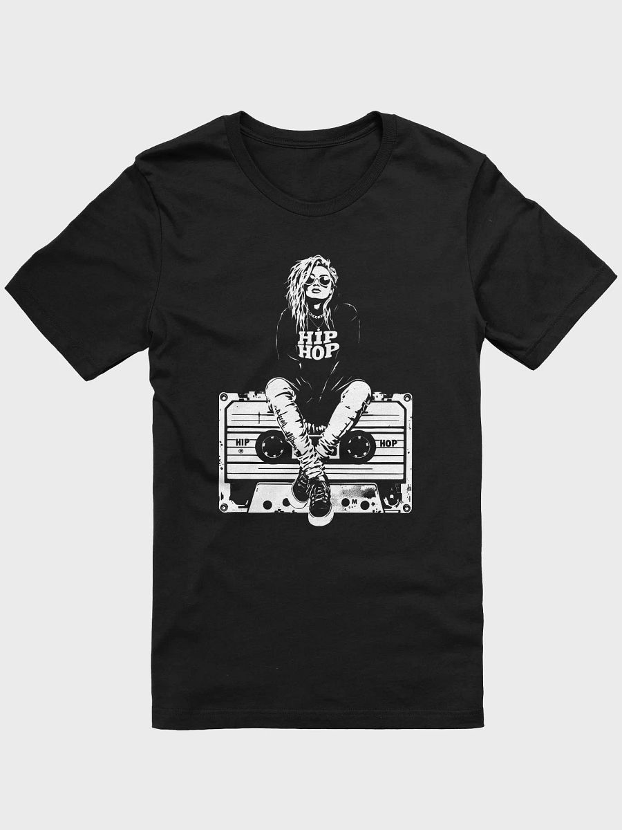 Hip Hop Girl Cassette Graphic T-Shirt - Retro Urban Tee product image (3)
