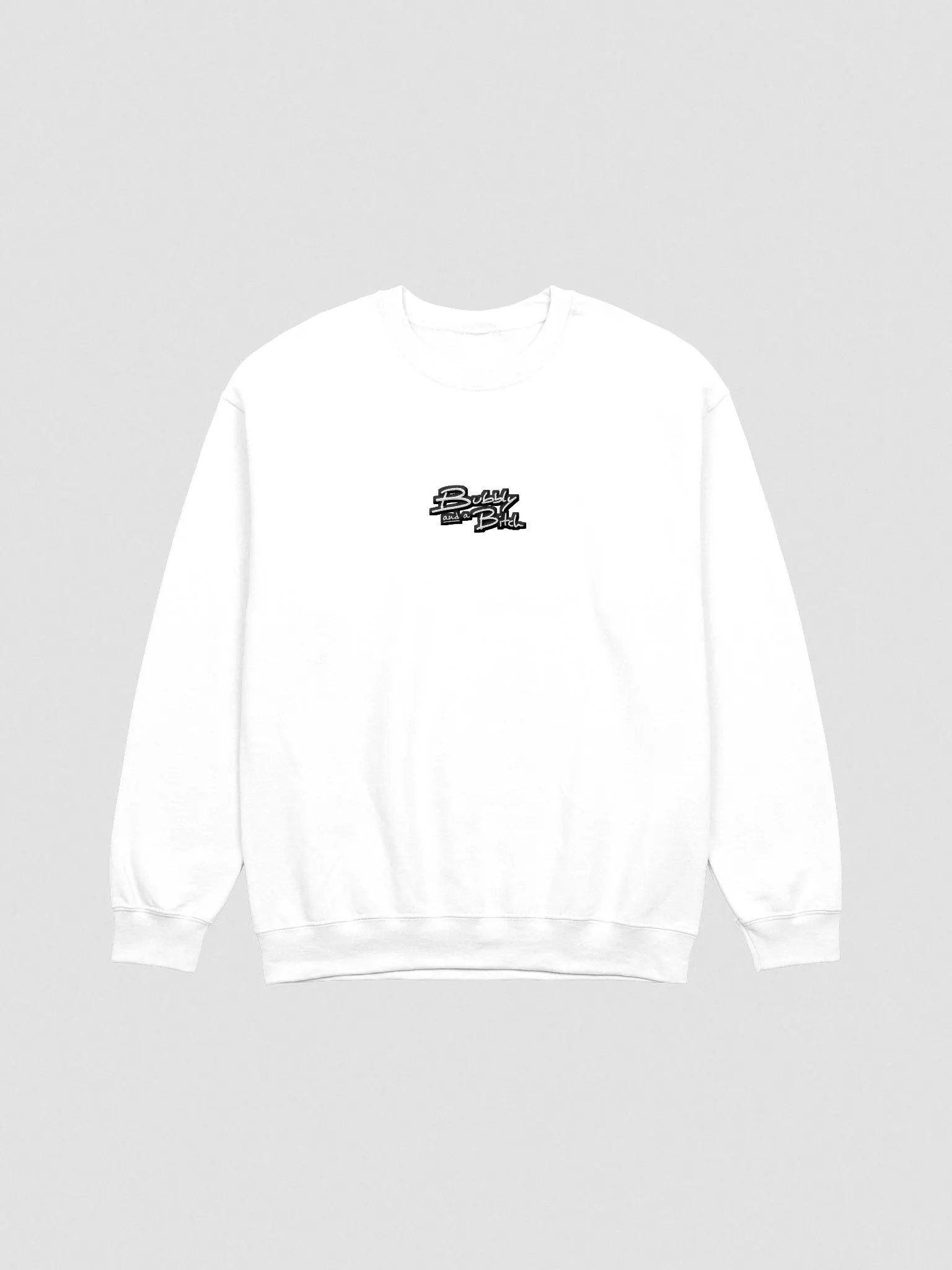 Bubbly and a B*tch embroidered crewneck (bubble design 2) product image (5)