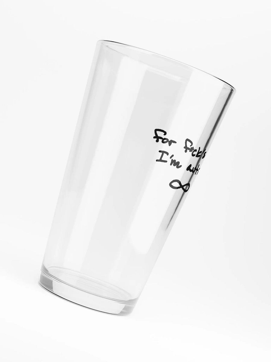 FFS, I'm autistic. pint glass product image (6)