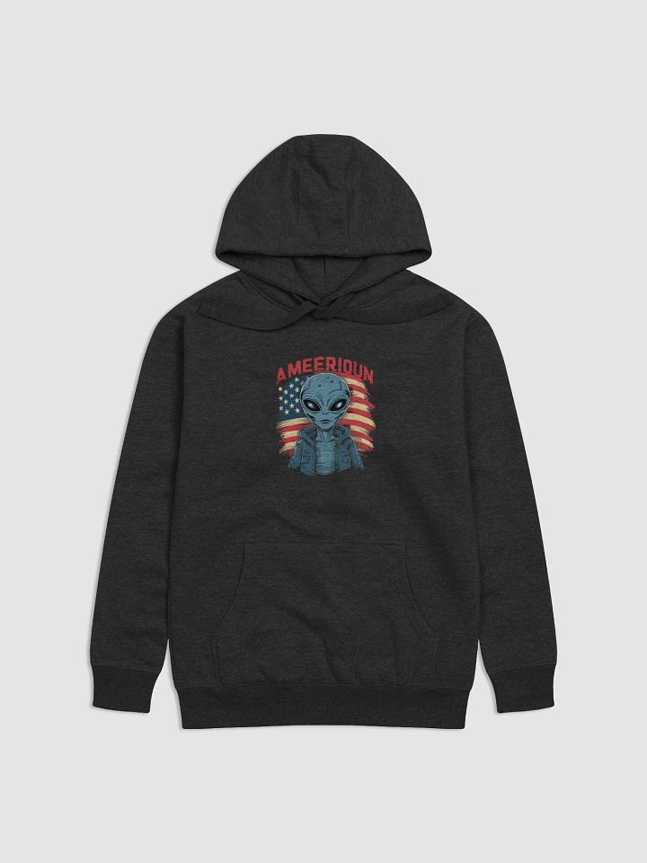 Novelty alien with American flag product image (10)