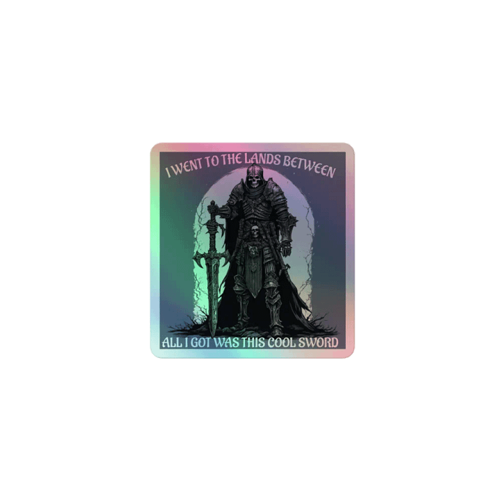 Lands Between Knight Holographic Sticker Set product image (1)