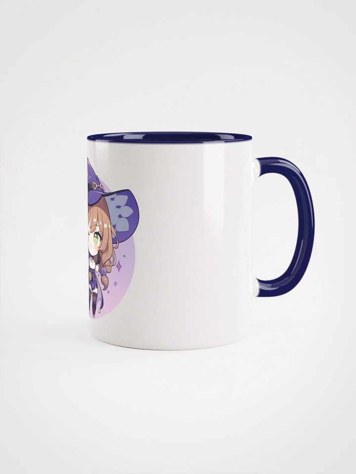 Lisa Genshin Impact Ceramic Mug – Dark Blue Handle & Interior product image (2)