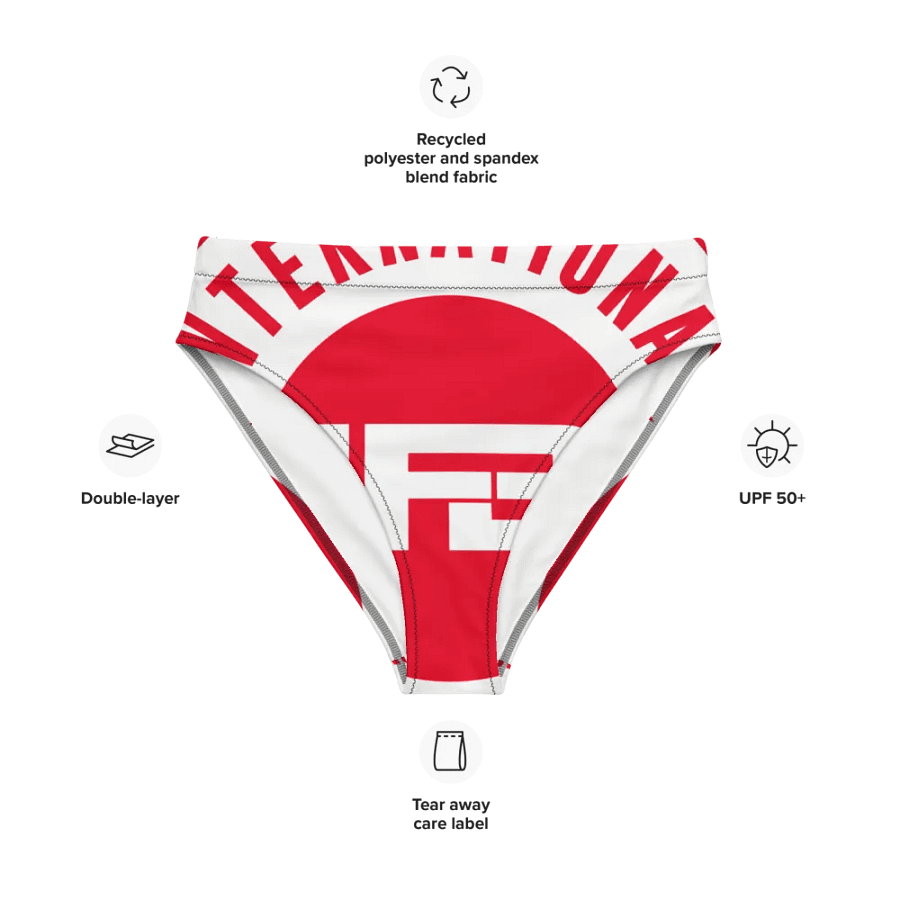 IFBNewsfeed.Org's All-Over Print Recycled High Waisted Bikini Bottom product image (9)