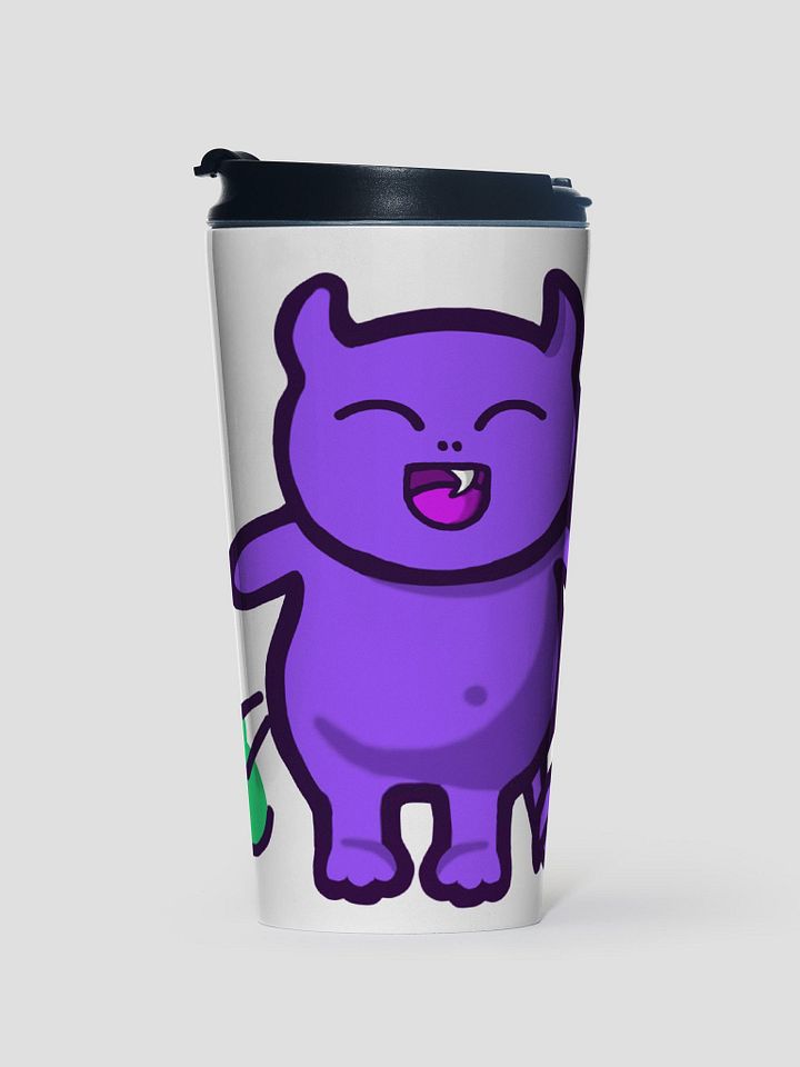Stainless Steel Travel Mug - Farting Jeffrey product image (1)