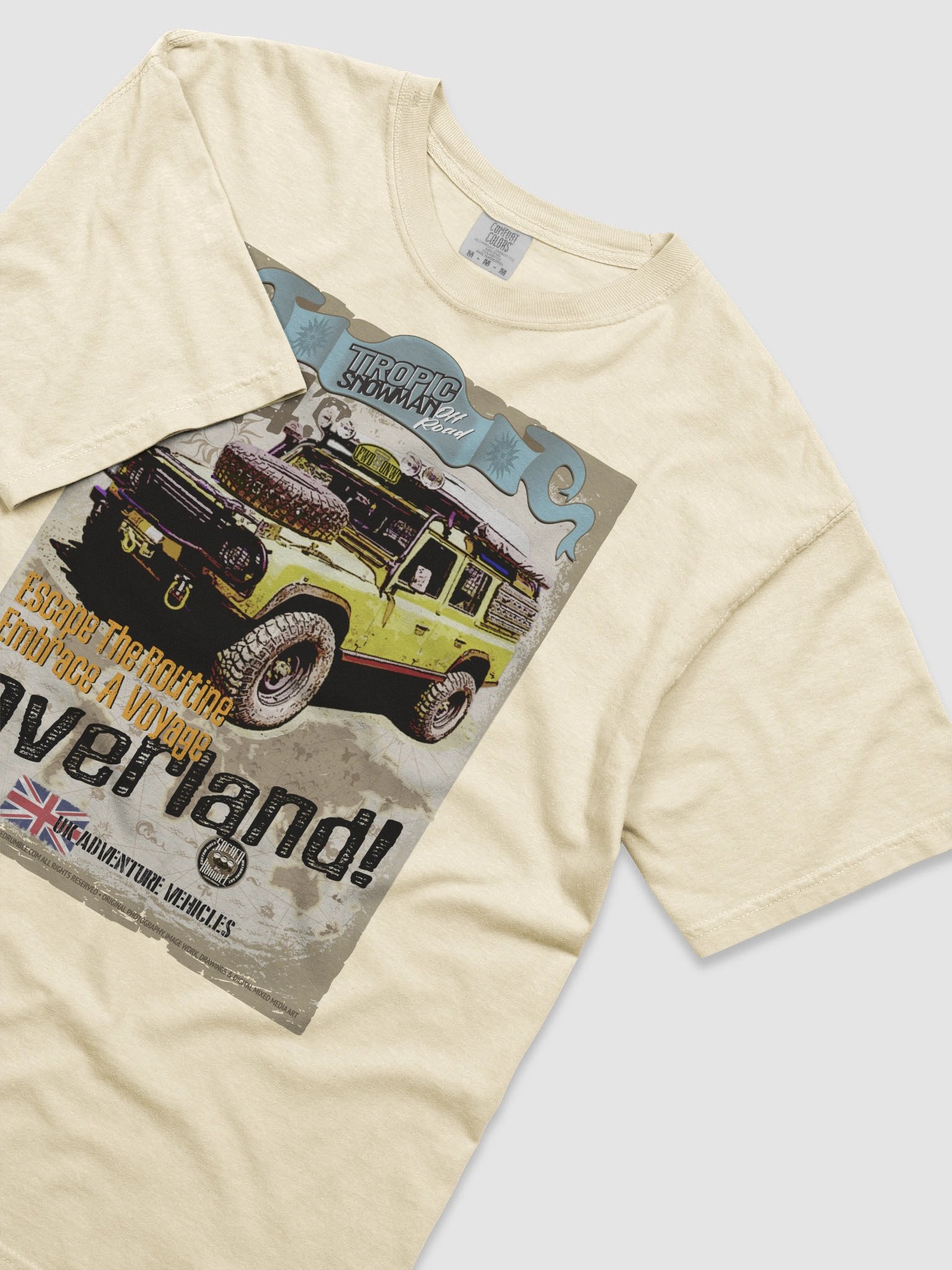Sacred Rumble - 4X4 Land Rover - Overland Tee - xTS product image (50)