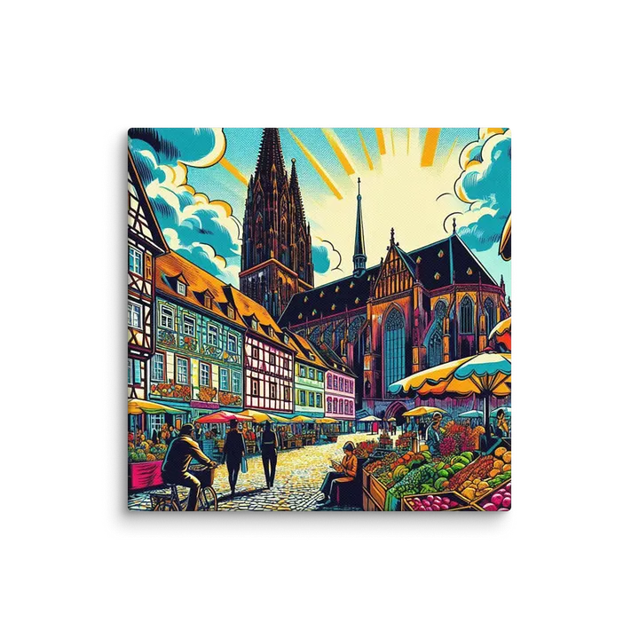 Blank Canvas: Unleash Your Artistic Vision | AI art Freiburg city product image (16)