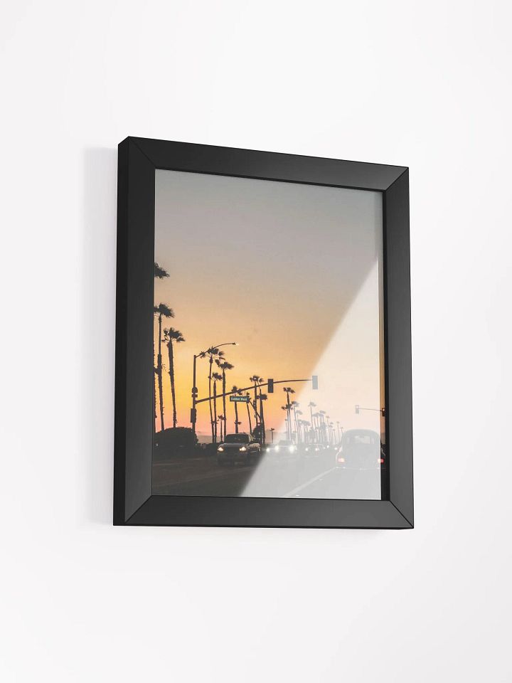 Golden West Coast - Framed High-Quality Matte Poster product image (2)