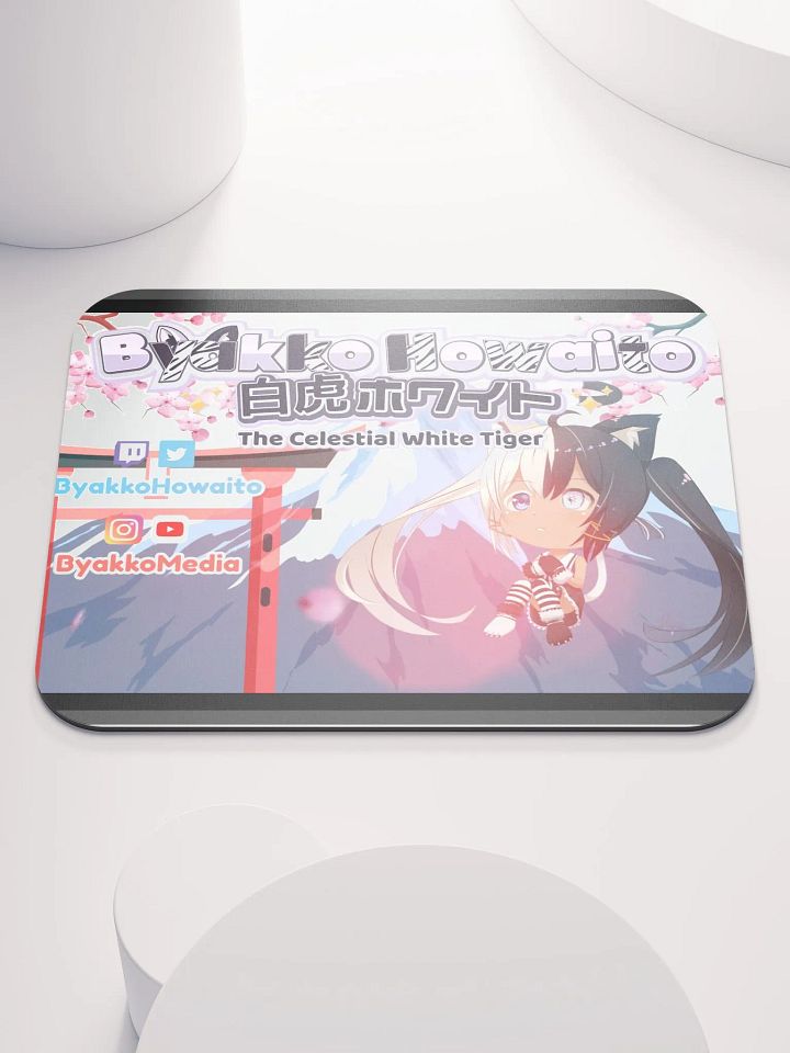 Classic Mouse Pad - Byakko Howaito - The Celestial White Tiger product image (1)