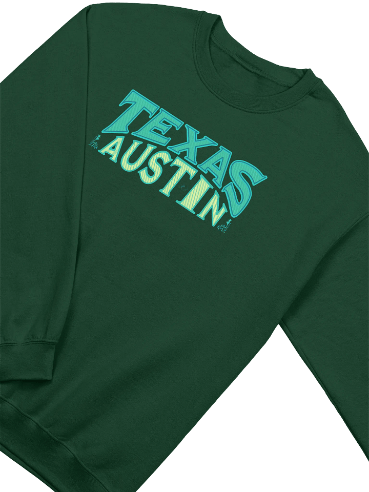 Texas Austin Vibes Unisex Crewneck Sweatshirt product image (2)