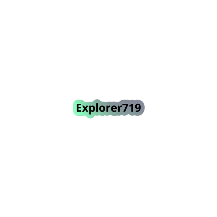 Explorer719 Official sticker product image (1)