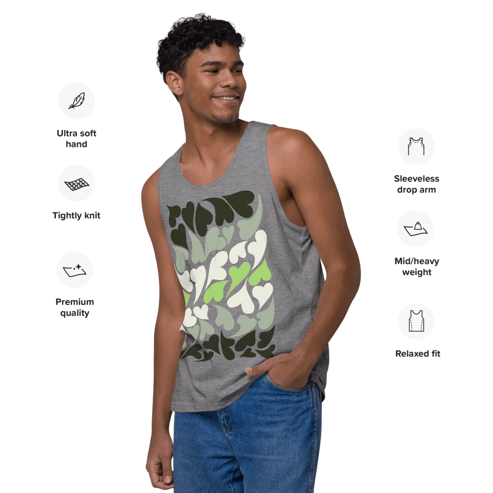 Nestled PRIDE Agender Tank Top product image (54)