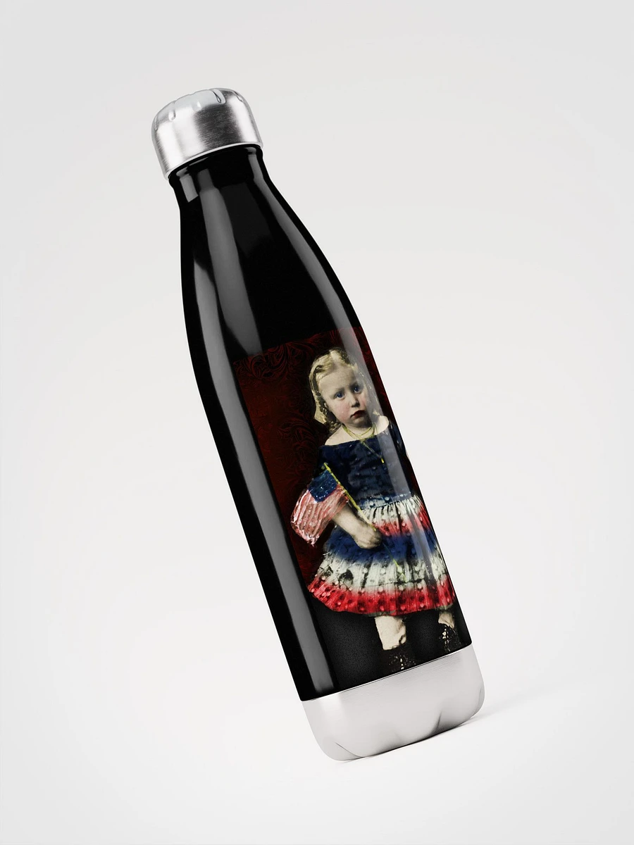 Civil War Girl With Flag Stainless Steel Waterbottle product image (3)