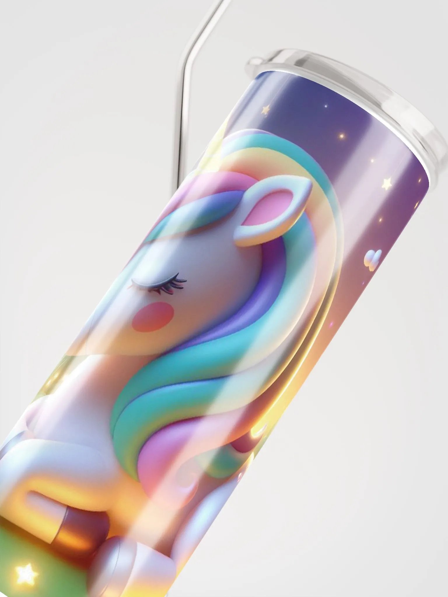 Dreamy Unicorn Stainless Steel Tumbler product image (6)
