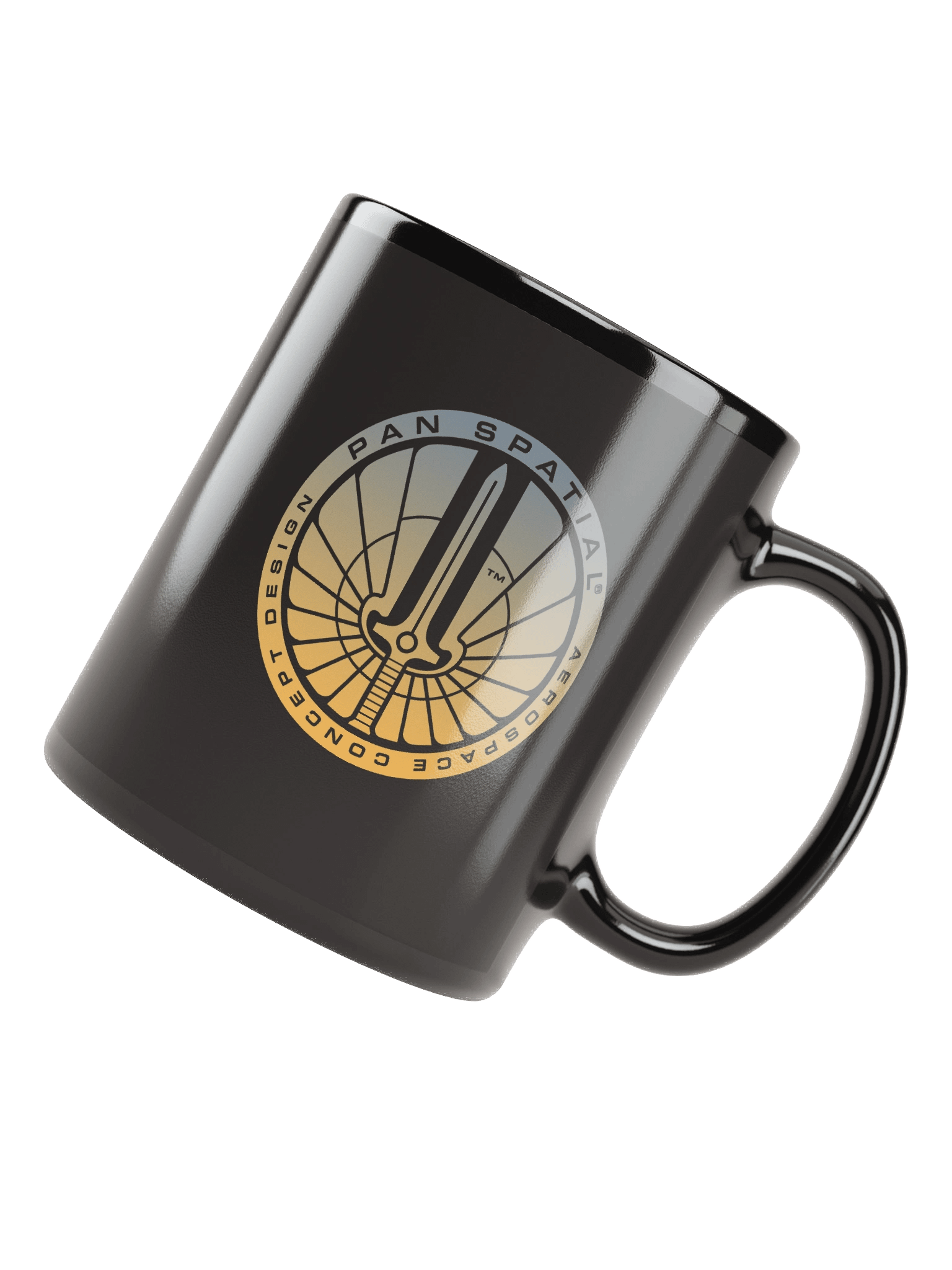 Pan Spatial Black and Gold Mug product image (8)