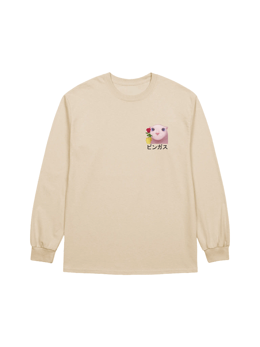 Rose Bingus Cotton Long Sleeve T-Shirt product image (1)