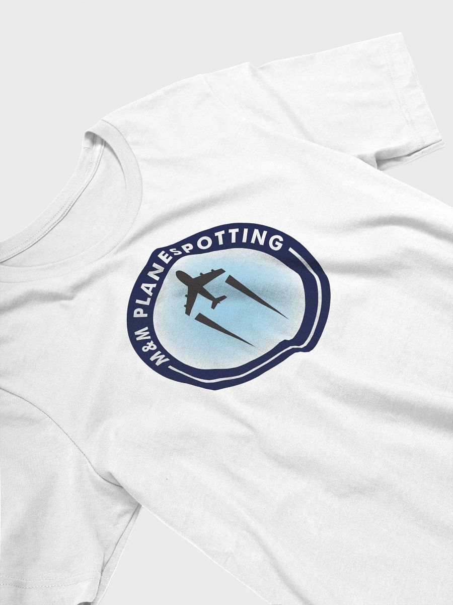 M&M Plane Spotting White T product image (3)