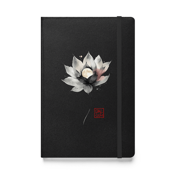 Moonlit Lotus Hardcover Notebook product image (1)