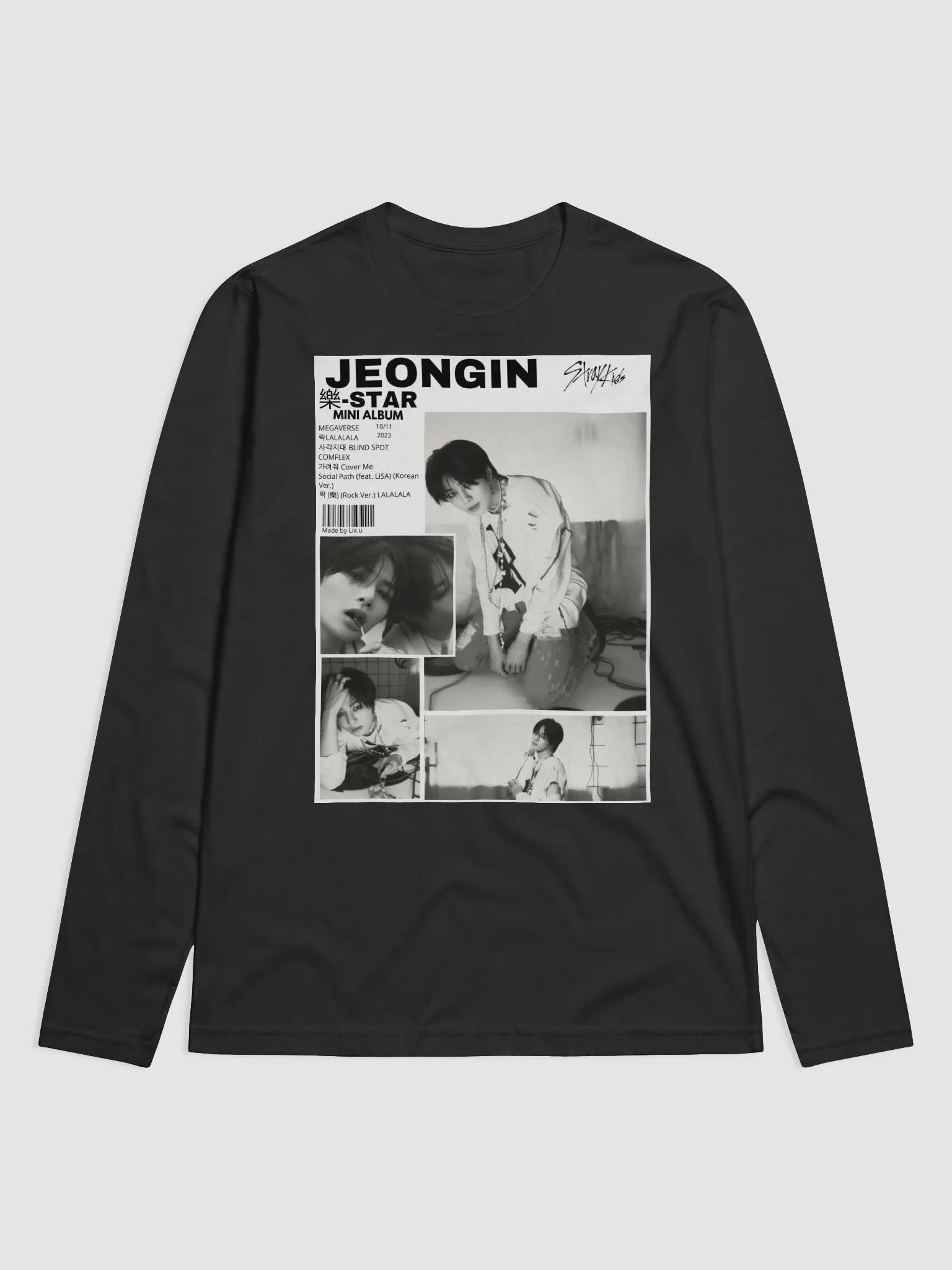 Jeongin Stray Kids Long Sleeve Shirt product image (3)