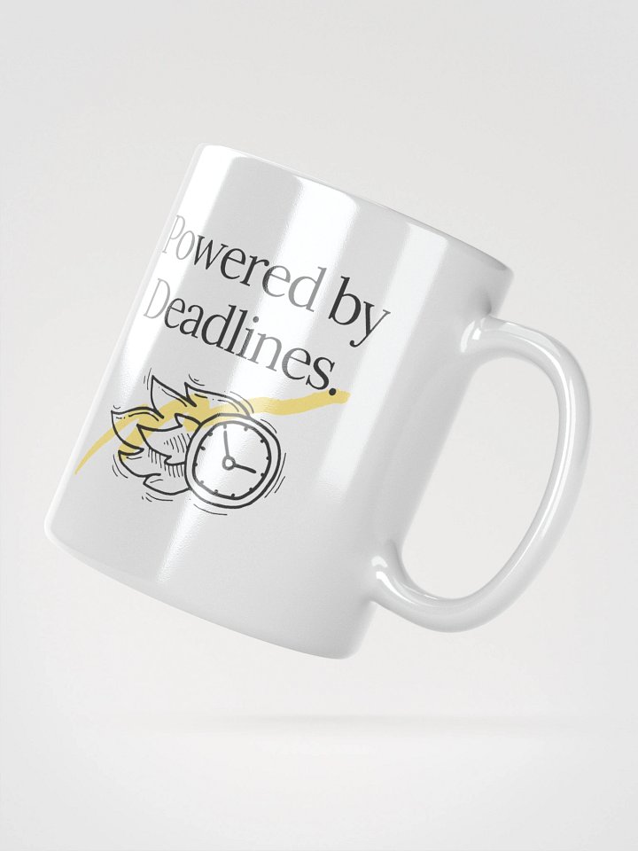 Powered by Deadlines Mug - 11oz product image (2)