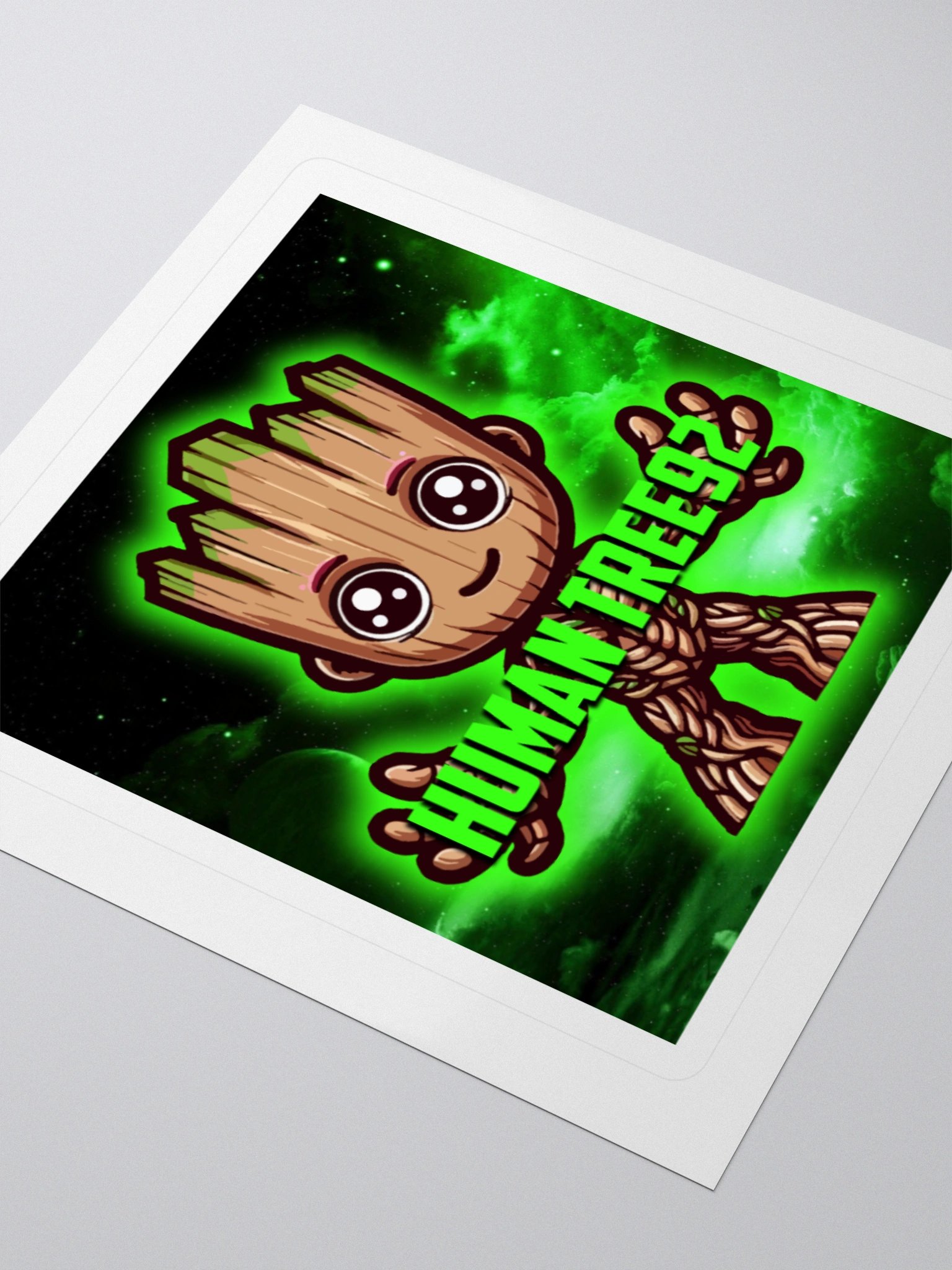 Kiss Cut Sticker Green Glow Full product image (7)