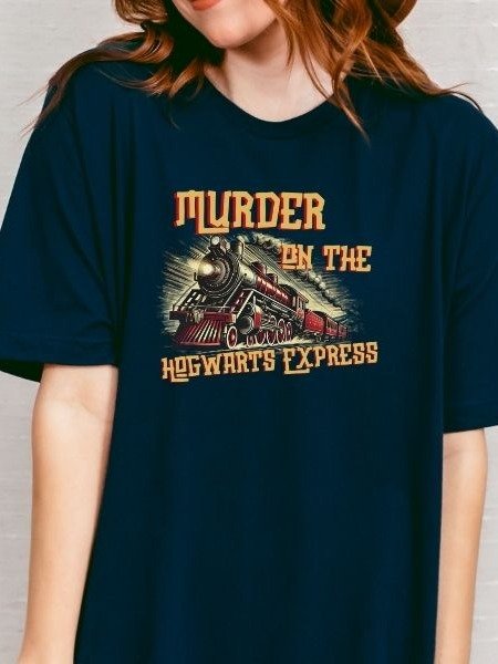 Hogwarts Express Funny Vintage Pulp Mystery Harry Potter Shirt product image (5)