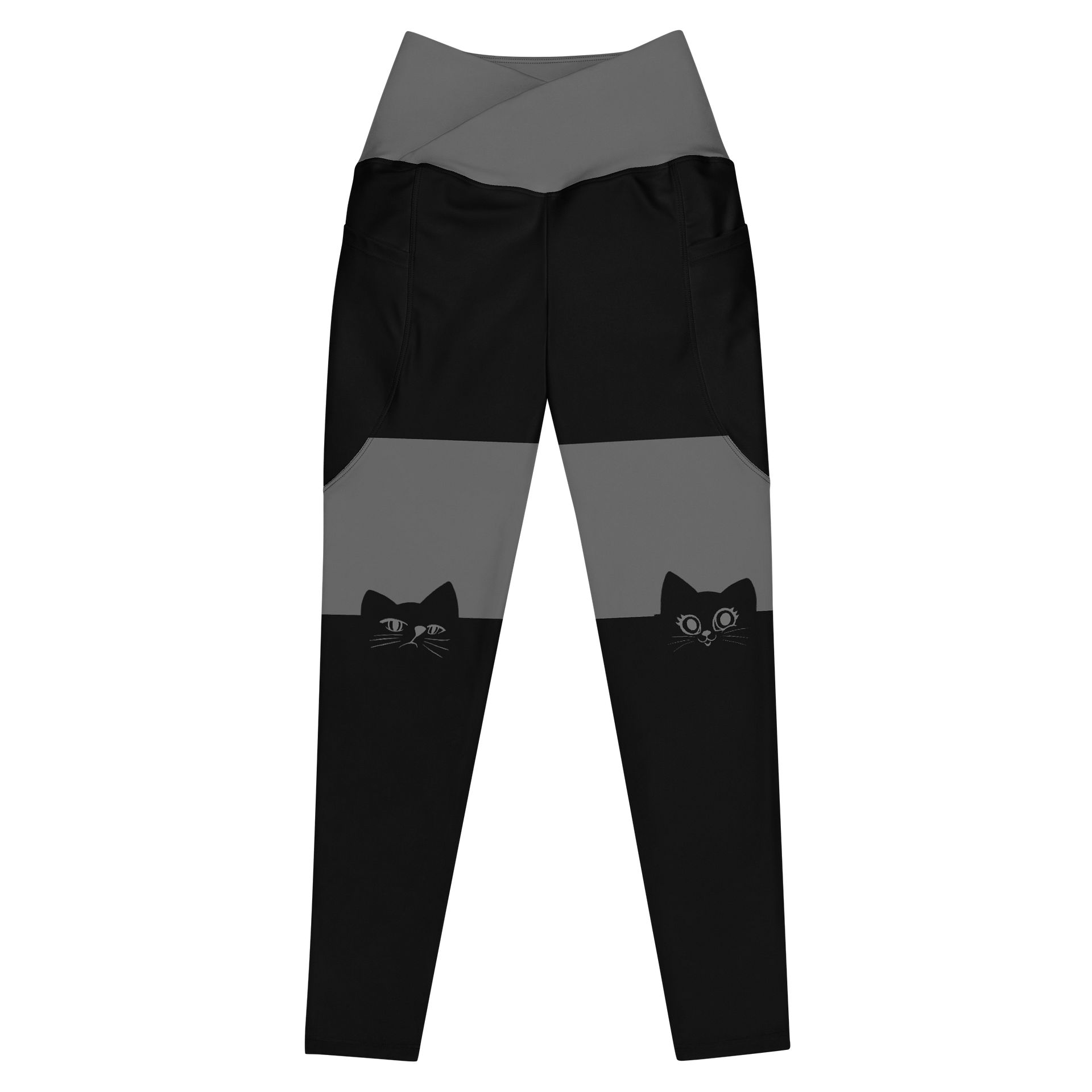 Crossover leggings with pockets : LUIGI & ARIEL DESIGN product image (4)
