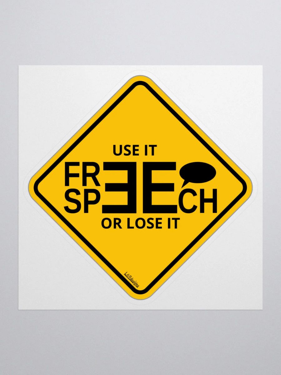 FREE SPEECH, USE IT OR LOSE IT product image (2)