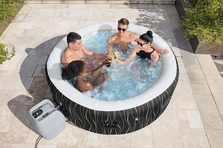 60059 Lay-z-Spa 77" x 26" Hollywood Airjet with LED (Portable Hot Tub Jacuzzi) product image (2)