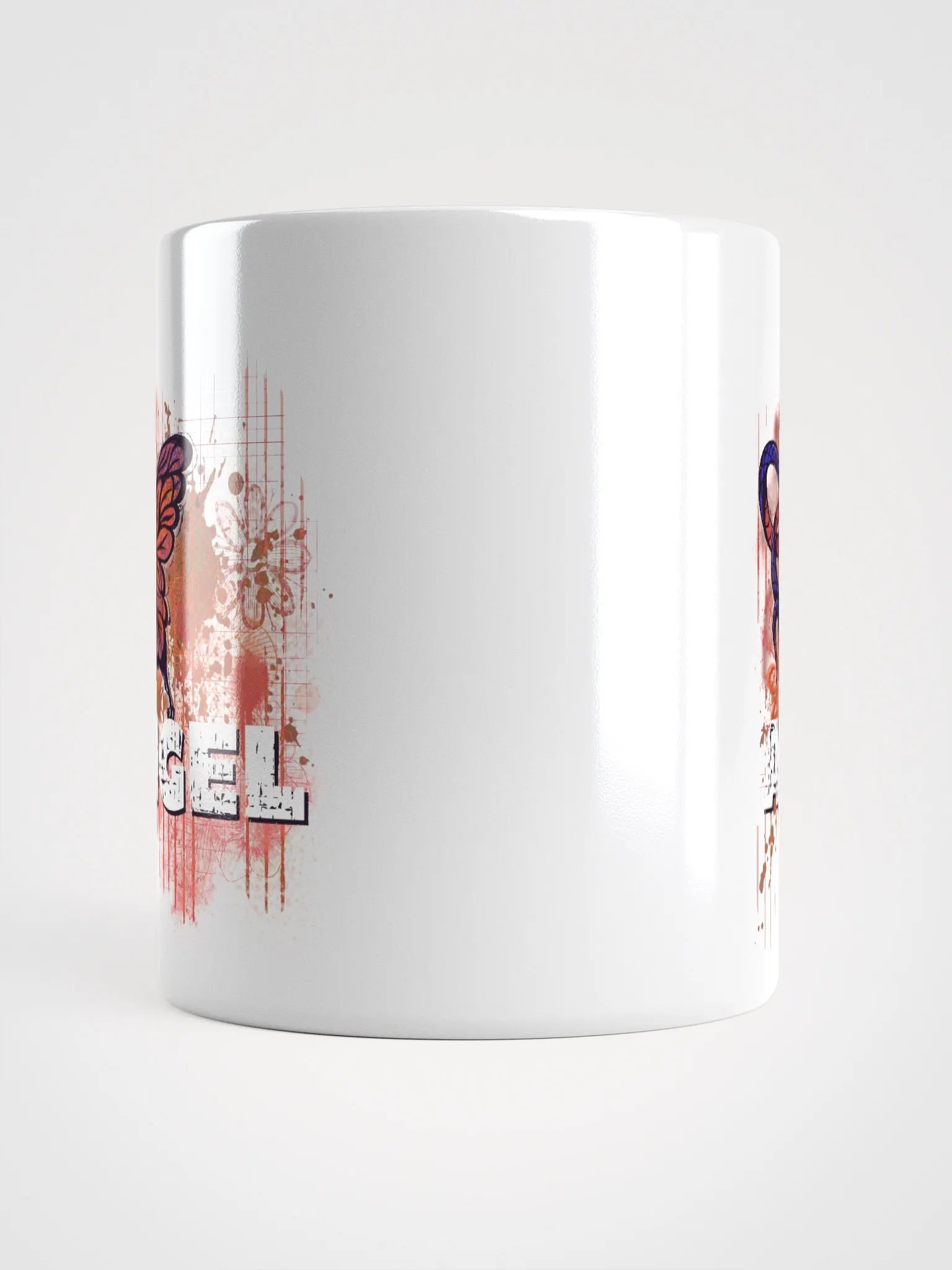 Mug Angel Distressed Snake Butterfly product image (10)