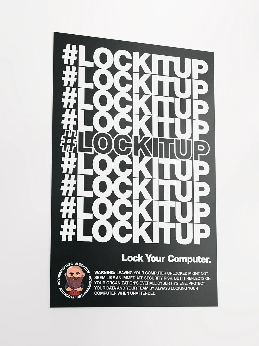 #LOCKITUP - Poster (Black) product image (2)