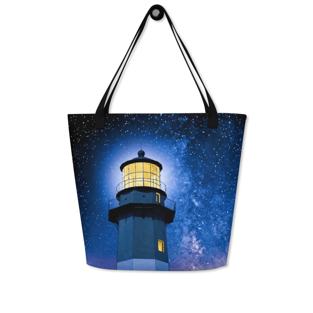 Tybee Island Lighthouse - Starry Night Tote Bag product image (9)