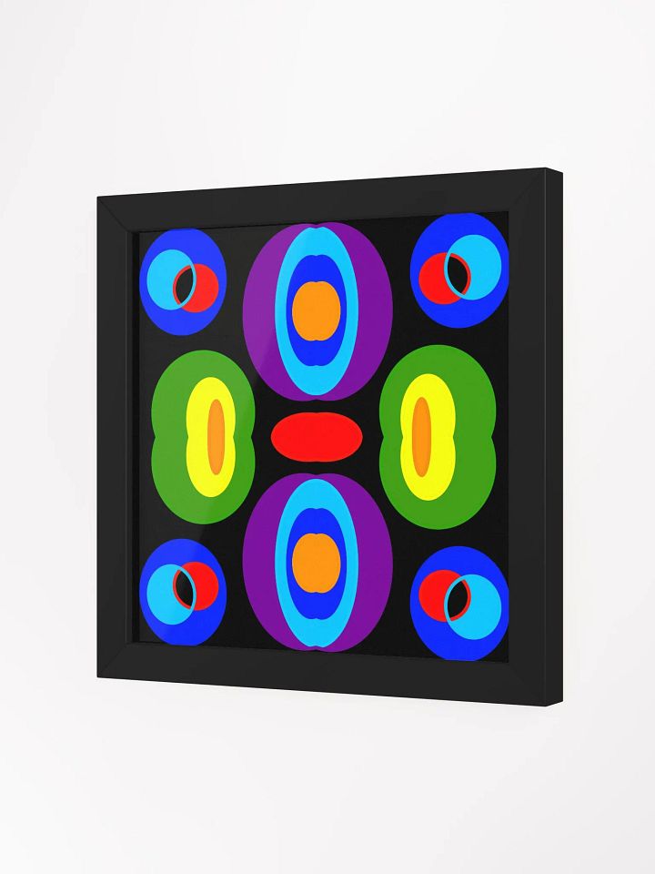 Symmetry in Color Framed Poster product image (9)
