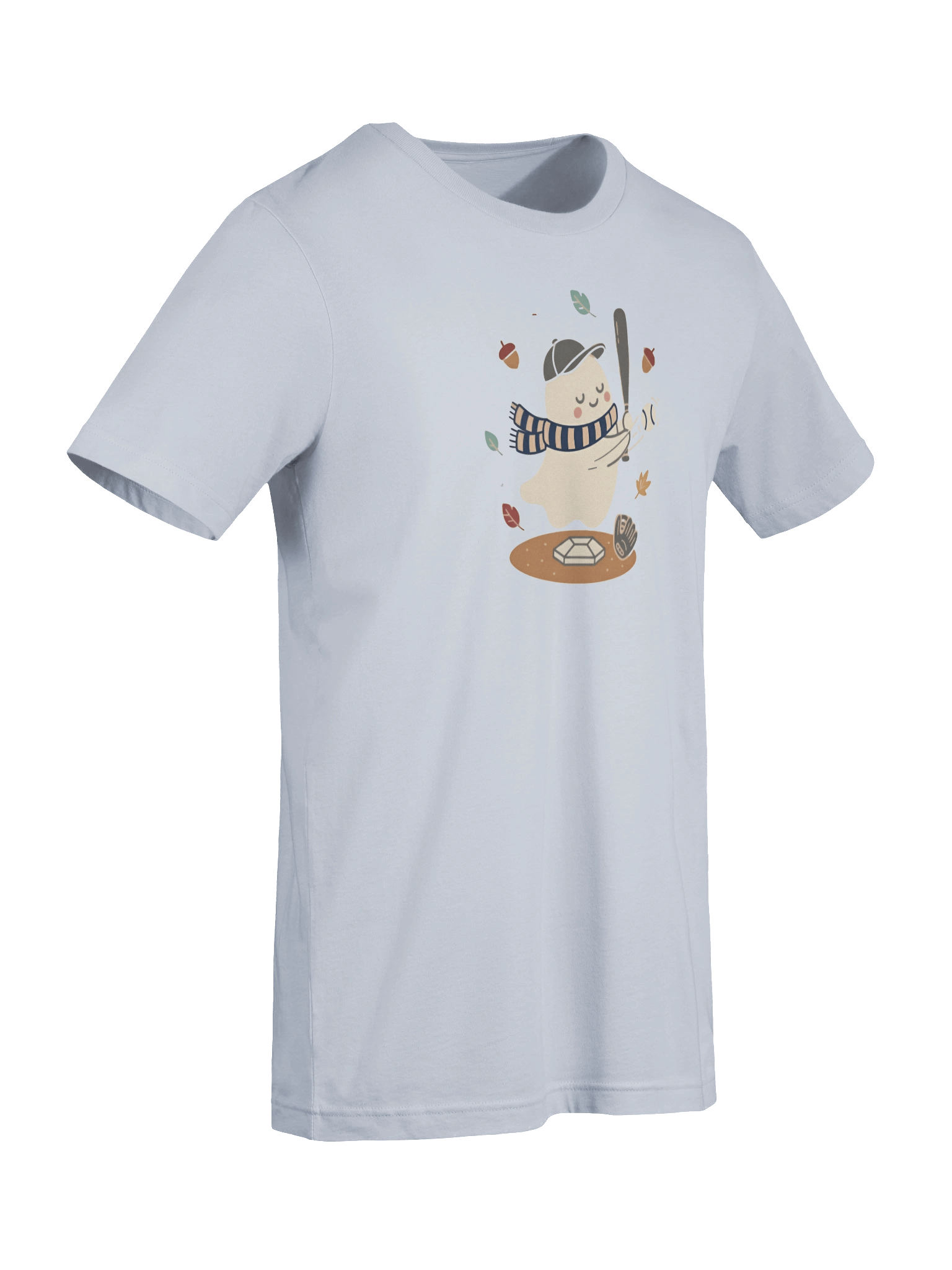 Ghost playing baseball T-shirt product image (82)
