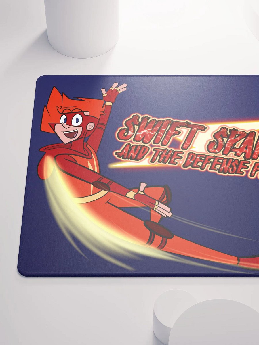 Swift Spark and the Defense Five: Swift Spark Flying Gaming Mouse Mat product image (6)