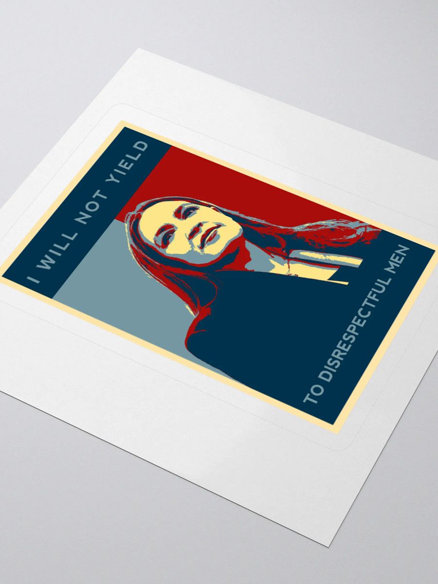 I Will Not Yield Kiss Cut Stickers product image (7)