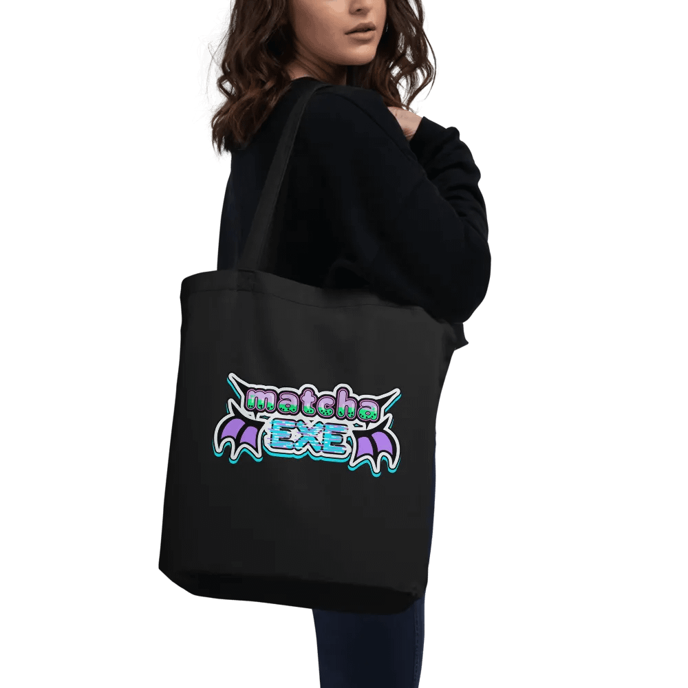 MatchaEXE Symmetrical Icon + Logo Tote Bag product image (9)