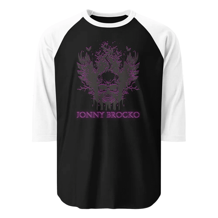 Jonny Brocko Skull Logo Baseball Tee product image (1)
